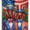 Edge Collections - 11.25" X 15.50" - Multicolor - All American Irish Setter Decorative - 1 Piece